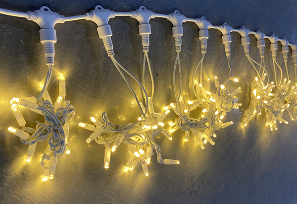 主带式橡胶线灌胶窗帘灯